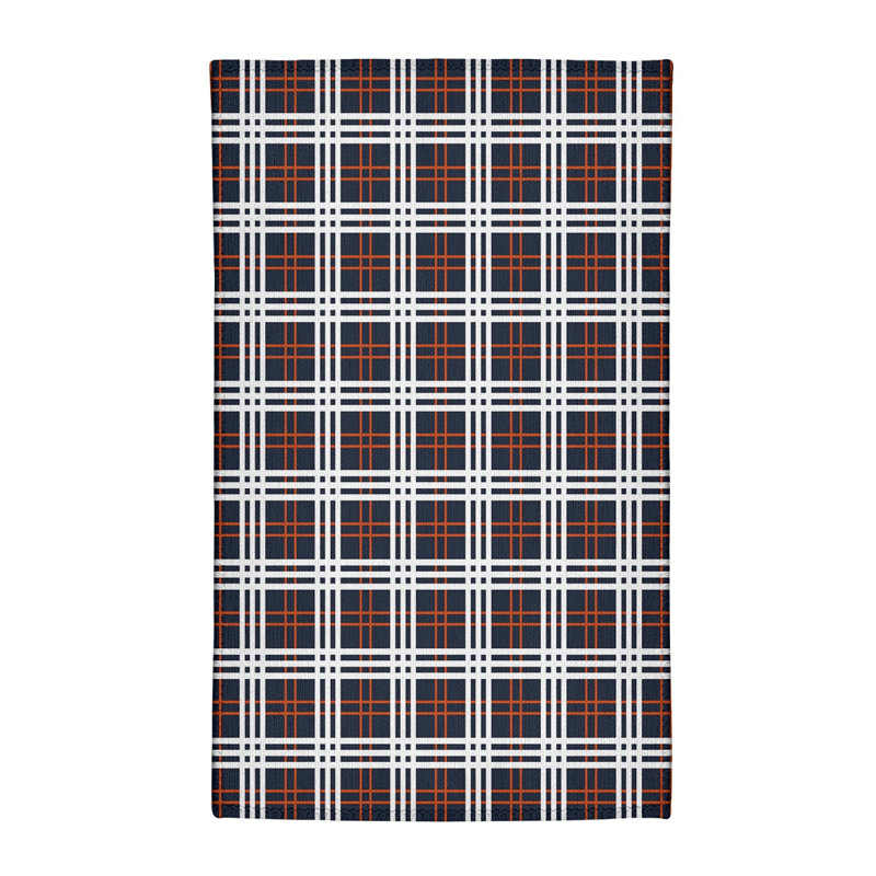 Tapis noir à carreaux, Rectangle 3 pi x 5 pi