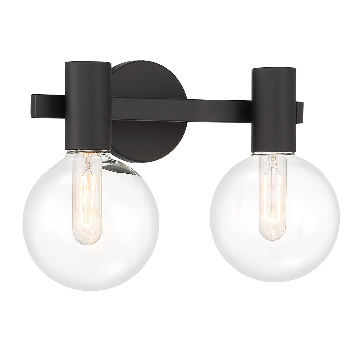 Rosina 2 - Light Vanity Light, Matte Black
