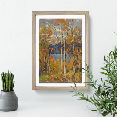 Algonquin in October by Tom Thomson - Framed Print