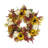 Fall Sunflower Wreath with Hydrangeas and Heather