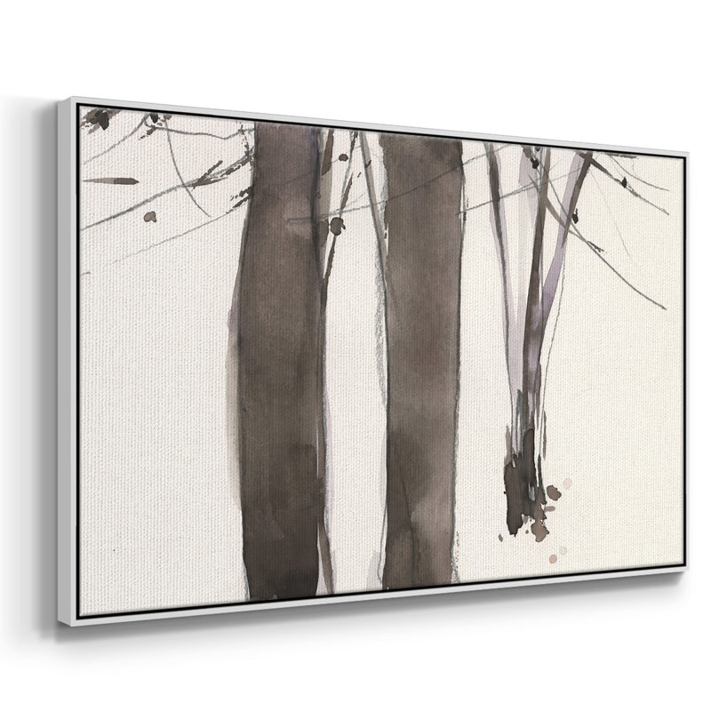 Under the Winter Tree II, reproduction d'art sur toile, Blanc, H 27 po x l 41 po x P 2 po