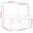 27.8'' Wide Square Wood Patio Sofa with Cushions-274946102