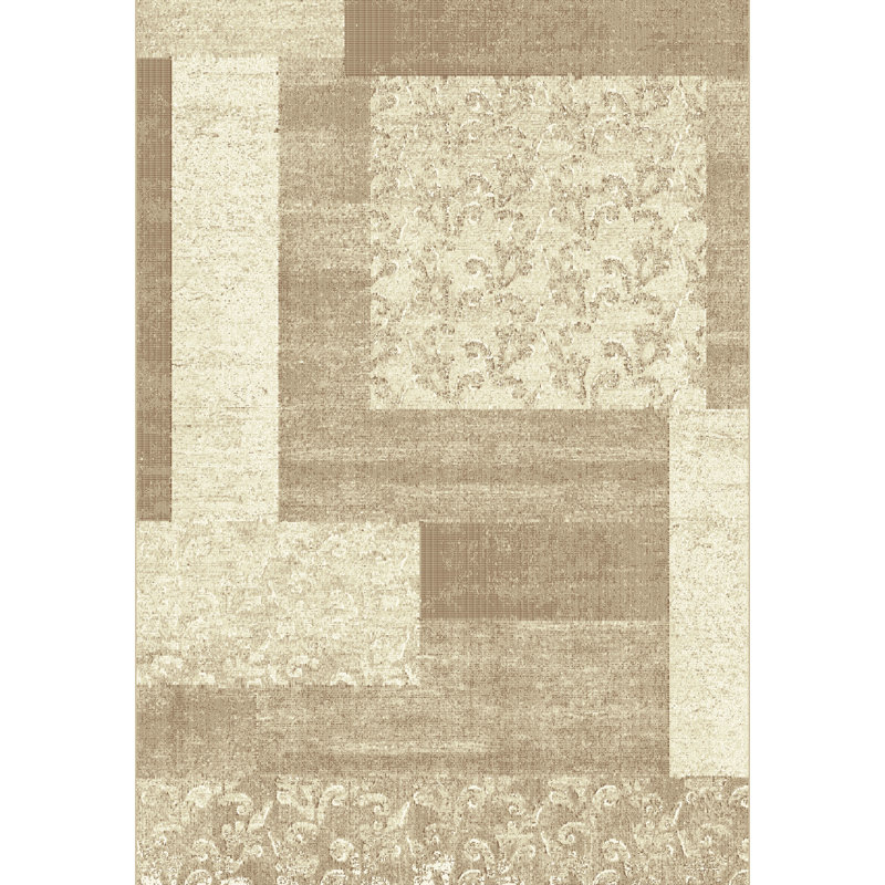 Tapis beige Lower Shockerwick, Rectangle 5 pi 3 po x 7 pi 7 po