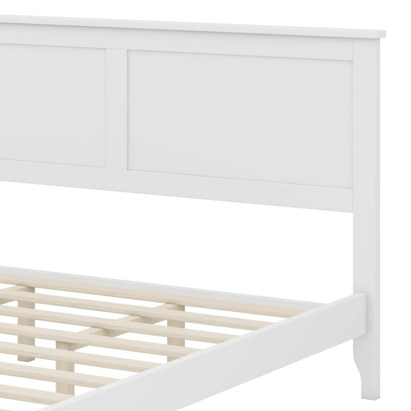 Très grand lit plateforme en bois