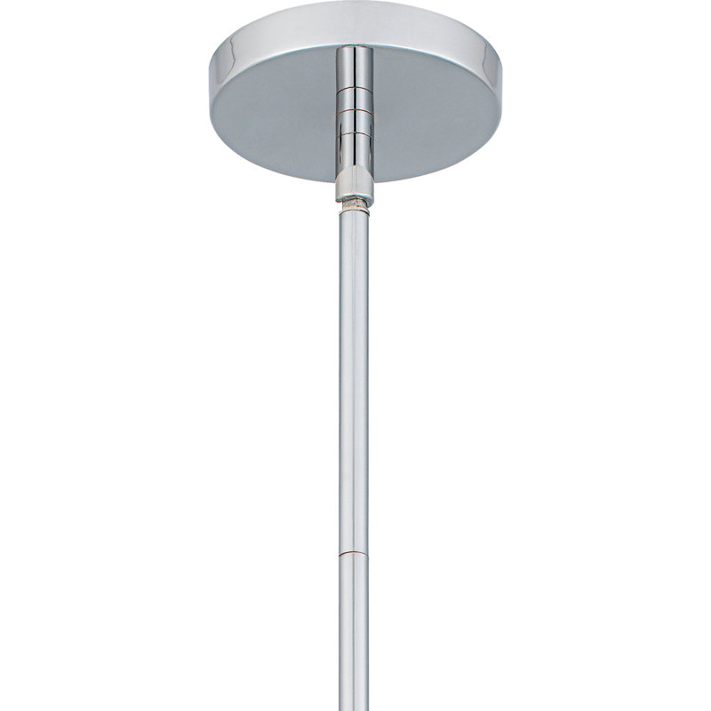 Luminaire suspendu 5 lumières Jadan, Chrome poli