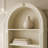 71'' H X 36.4'' W Arched Bookcase