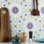Anabella 9" x 9" Porcelain Field Tile in Uffizi