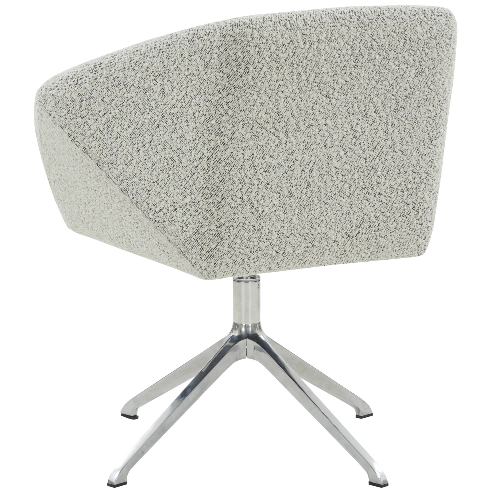 Ashlan Office Chair, Light Gray Boucle