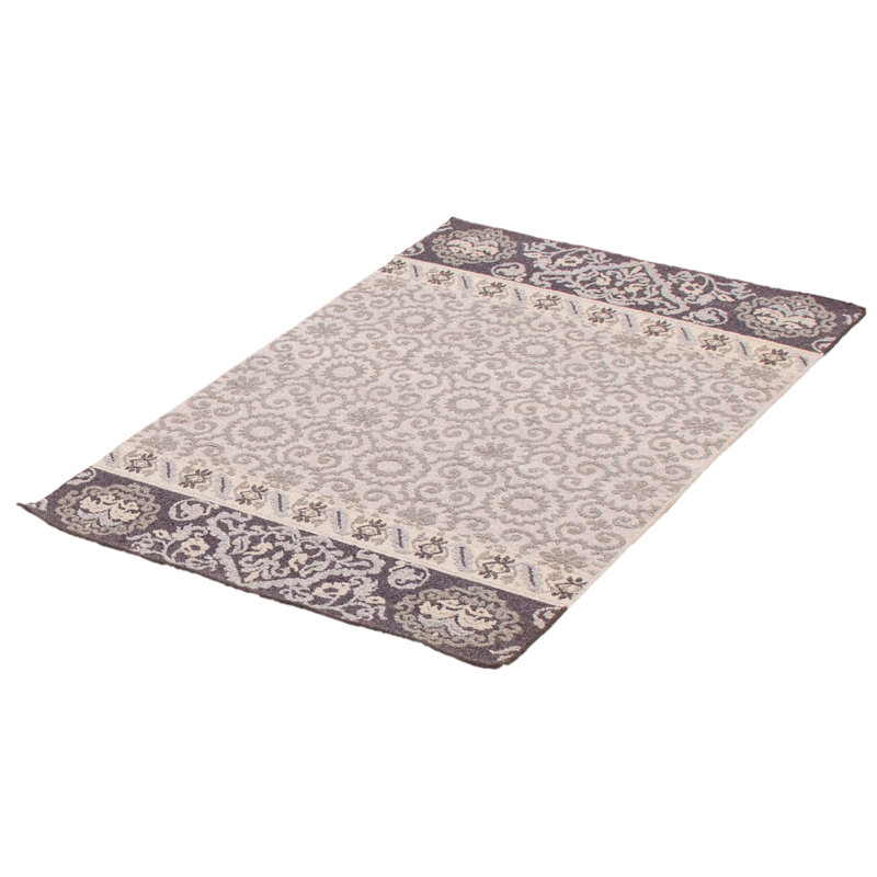 Kerensa  Wool Damask Indoor Rug