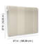 Papier peint imitation lin taupe Archer-1663659633