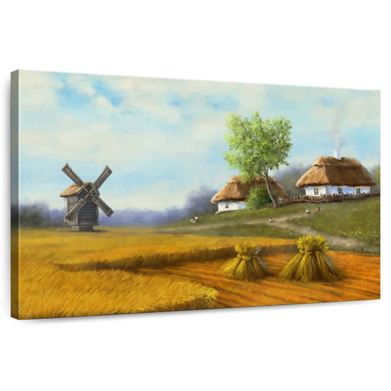 Alvord Ukraine Hay Field, 24" H x 36" W