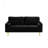 65-Inch Minimalist Velvet Sofa With Metal Legs, Complete With Cushions, Suitable For Living Room Or Bedroom-2106683071