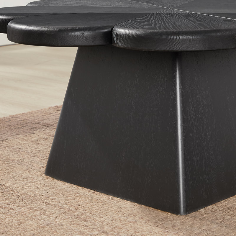 Table basse Petal, Noir