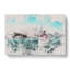 Boat On The Lake In New Zealand - Wrapped Canvas-56657843