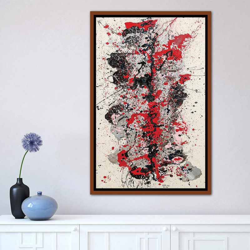 «The Dragon» par Shawn Jacobs - reproduction d'art, H 26 po x l 18 po x 1,5 po, Toile avec cadre en bois classique