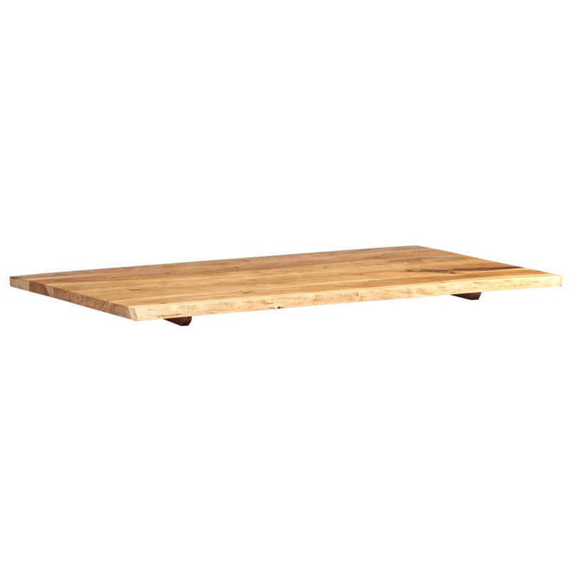 Bathroom Vanity Top Solid Acacia Wood 100x52x2.5 cm