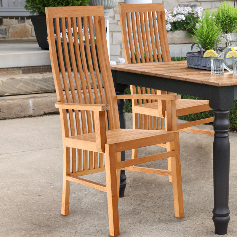 Clarabelle Outdoor Teak Dining Armchair