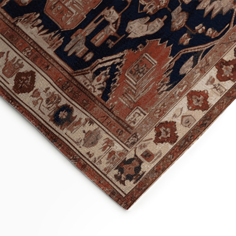 Tapis turc intérieur et extérieur brun, Rectangulaire 3 pi x 5 pi