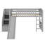 Lit mezzanine avec escalier et glissade-239125211