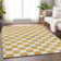 Premium Machine Washable Prisco Gold Rug