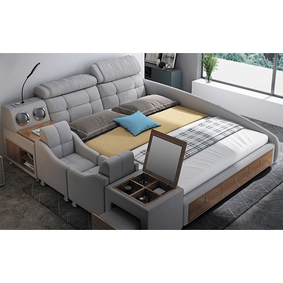 Lit modulaire multifonctionnel moderne Ljubov