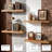 Desseray Set of 2 Reclaimed Elm Floating Shelves-370210996-370210997