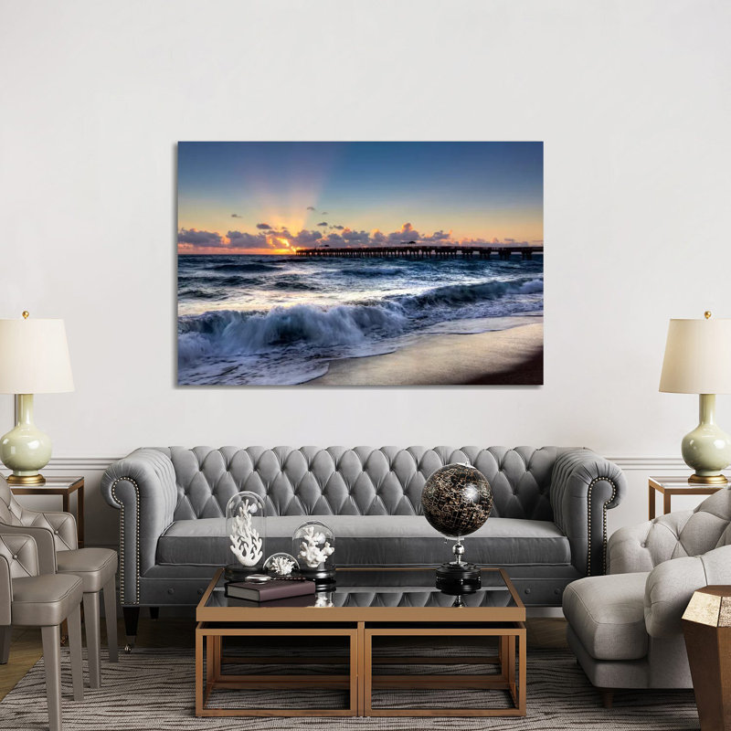 The Wave - Wrapped Canvas Print, 152.5 cm H x 101.5 cm W