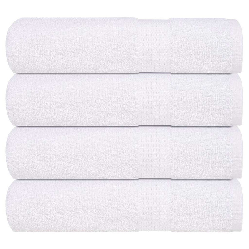 Santario 100% Cotton Hand Towel, White