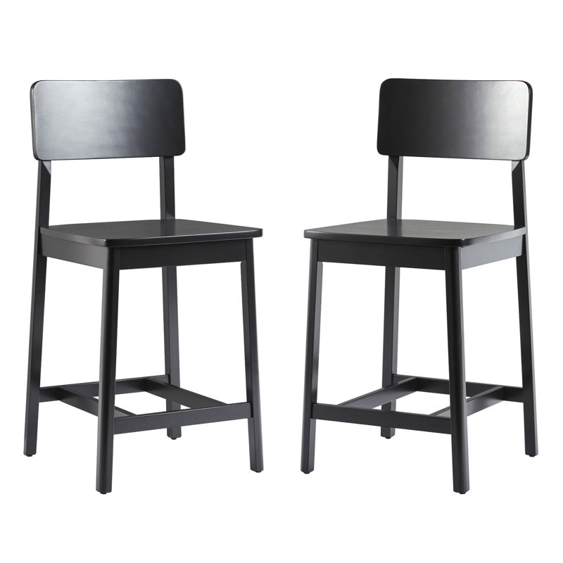 23.88" Counter Stool, Black