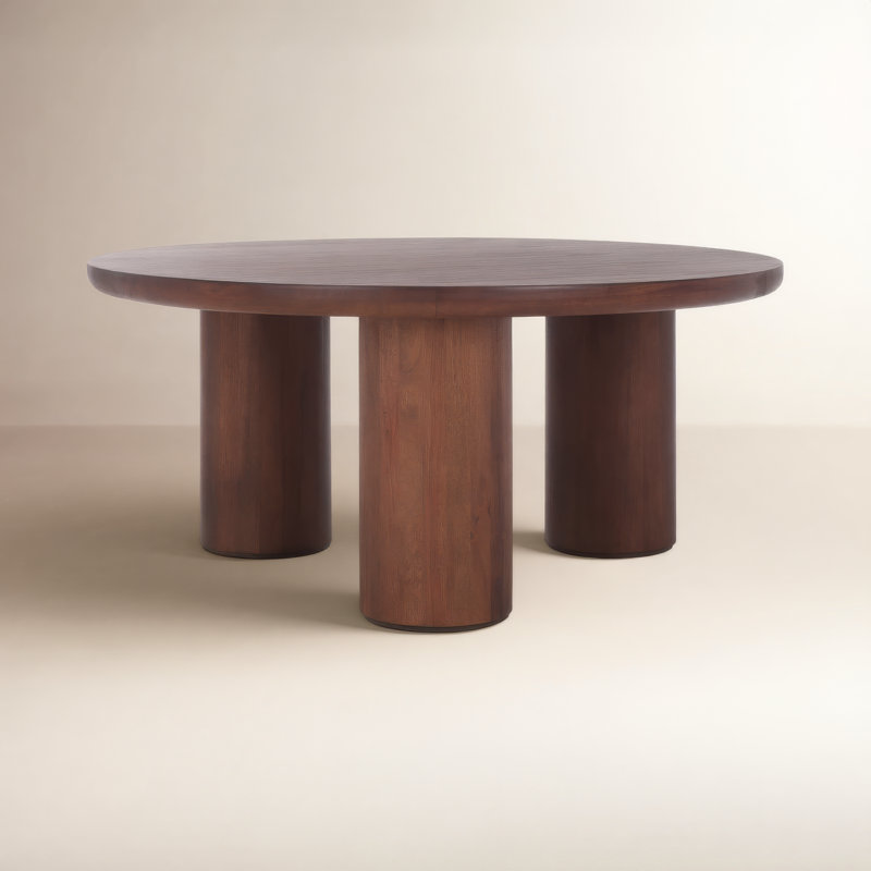 Table basse 3 pieds Aicha, Brun