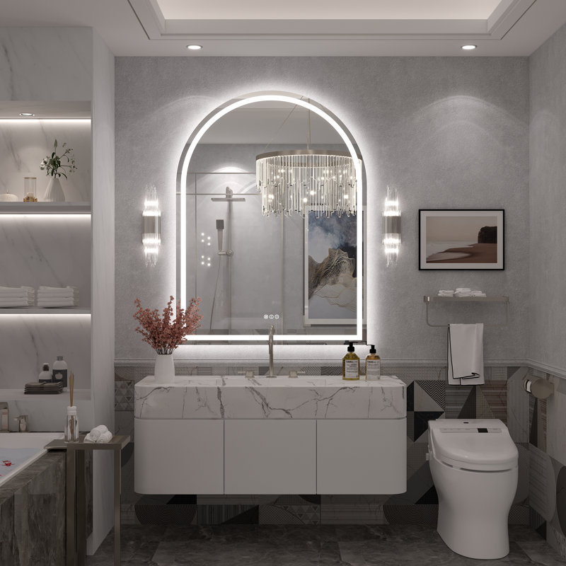 Miroir de salle de bain Molly, 48 po x 36 po