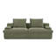 Salon 4 places - mousse complète, velours côtelé doux, ergonomique, large, sans assemblage, 90 pouces de large, canapé-lit d'assemblage, pour-1437876329