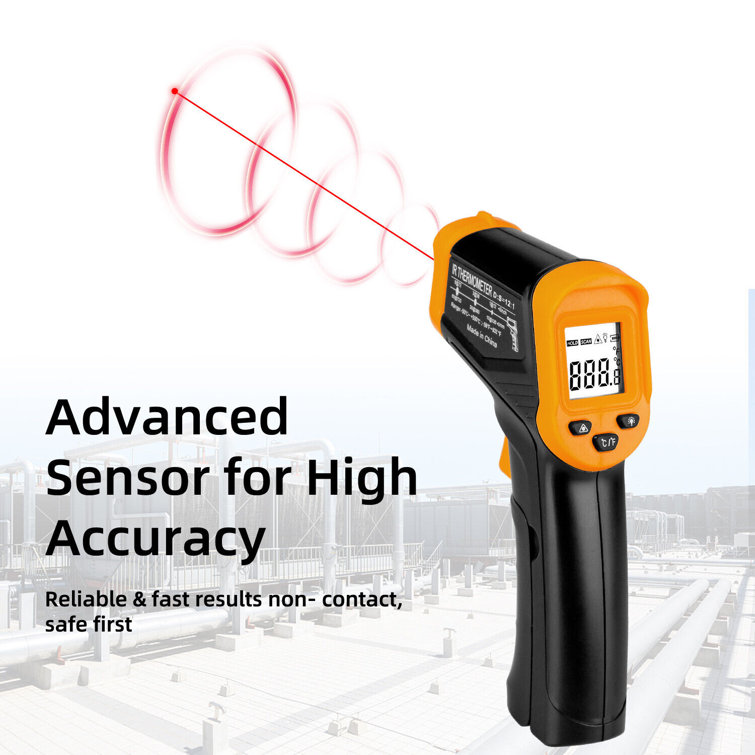 Infrared Temp Gun Thermometer Noncontact Digital Laser Infrared