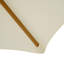 Kinser 2.5m Wood Garden Parasol Sun Shade with Vent 38mm Pole-15973121