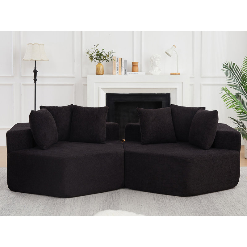 Canapé 95,2 po Comfy, Black
