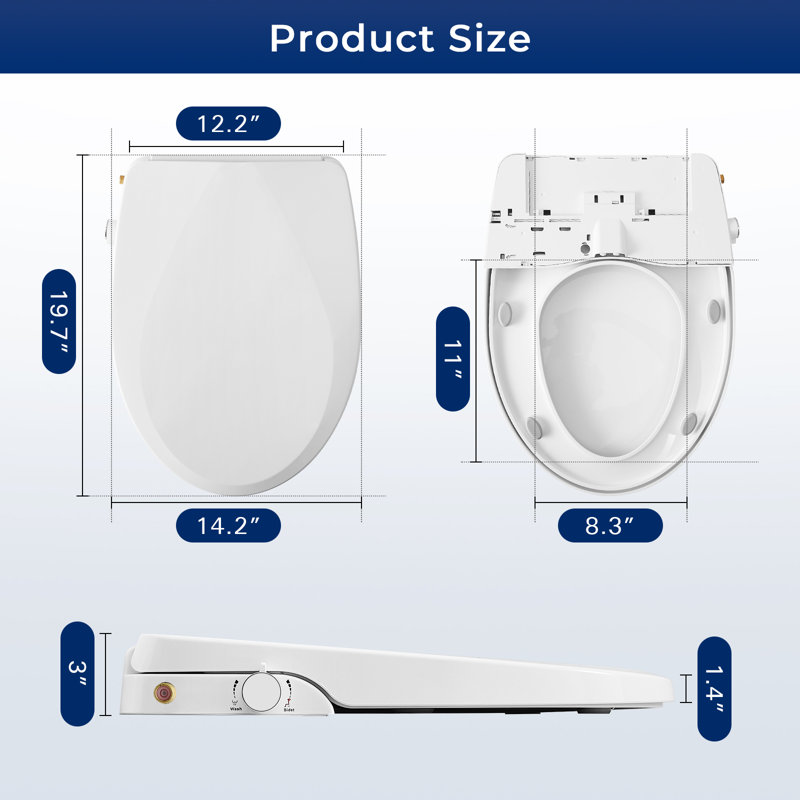 Siège de bidet non électrique HGN
