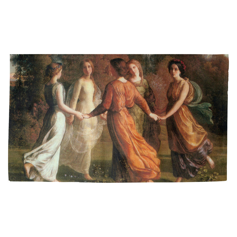 Tapis jaune Rays of the Sun Brochu, Rectangulaire 3 pi 3 po x 5 pi 3 po