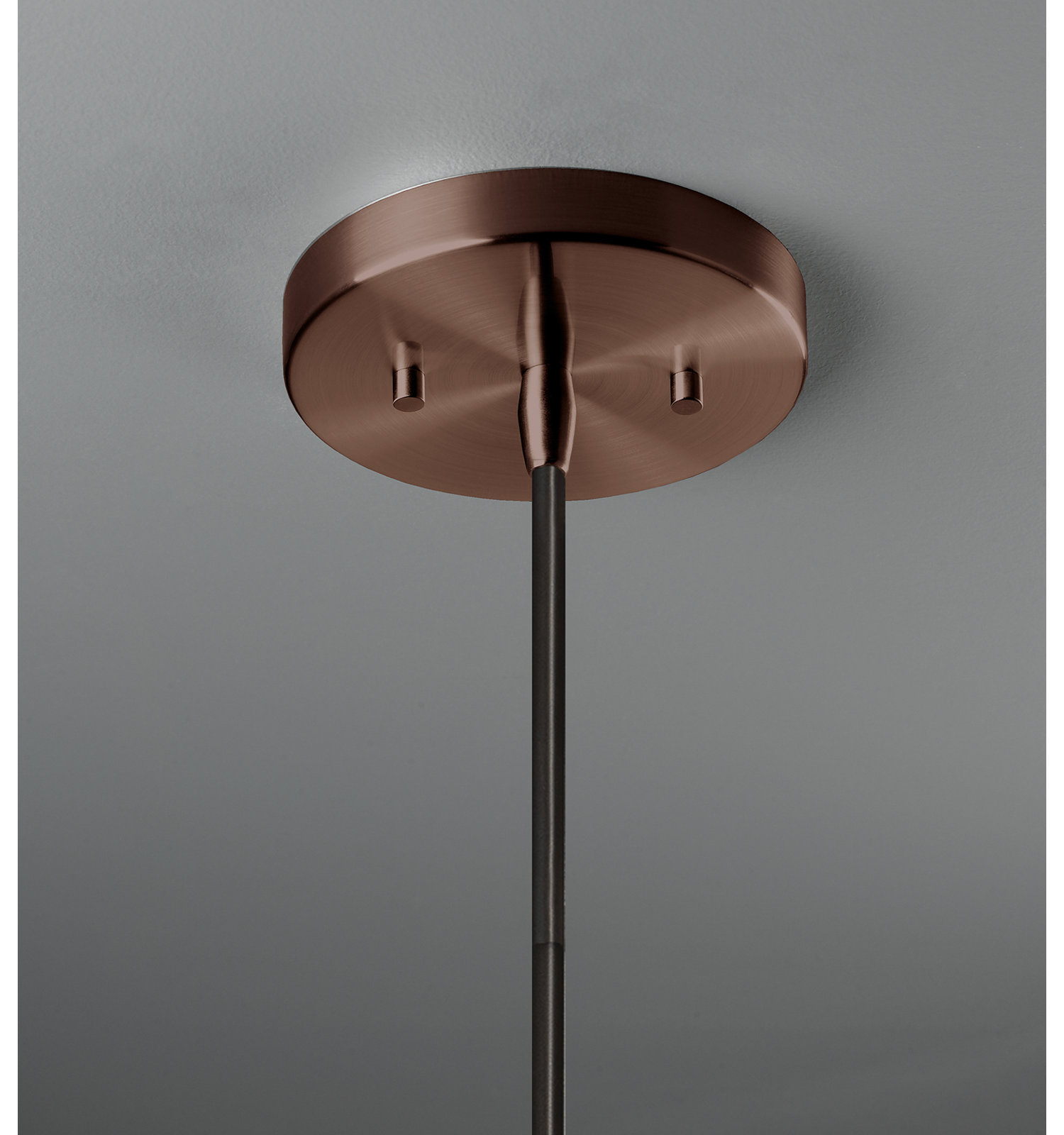 Colgate Single Light Ceramic Dimmable Pendant, Dark Bronze, Midnight Sky