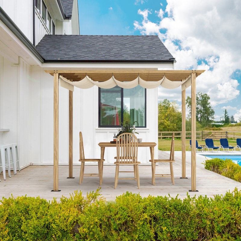 en séquoia 1905, H 87,4 po x l 116,1 po x P 116,1 po, Beige, Grain de bois naturel
