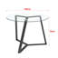 Metal Base Dining Table
