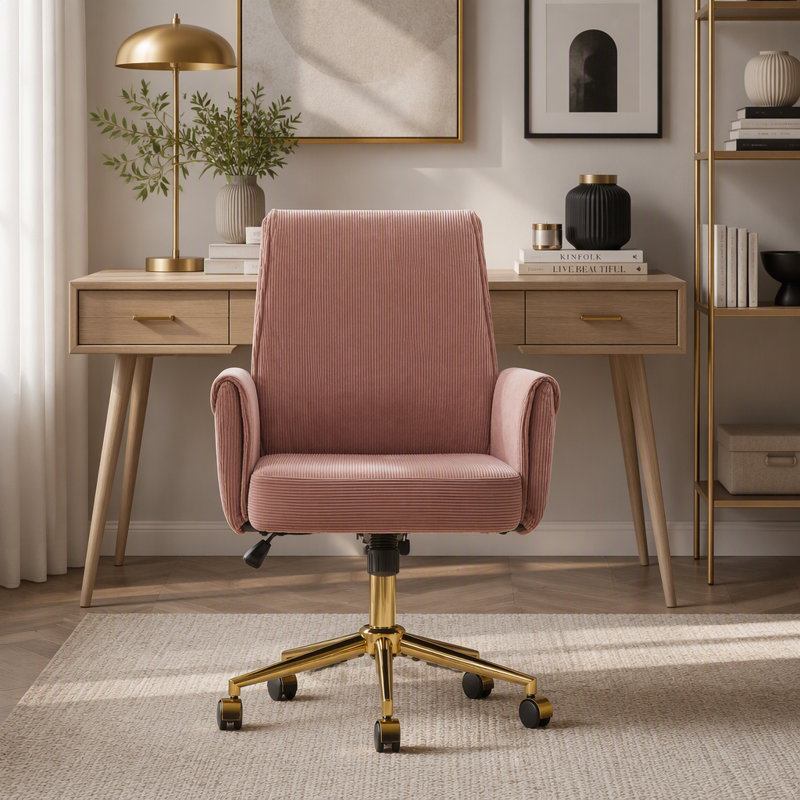 Fauteuil de jeu inclinable ergonomique avec oreilles de chat mignonnes et repose-pieds pour un travail de bureau confortable et une détente