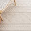 Zuzana Hand Woven Wool/Cotton Geometric Rug in Ivory/Beige-519217726