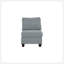 Canapé modulaire 6 pièces Mobilier de salon Canapé-lit Canapé-lit en lin 4X Fauteuil d'angle 1X et 1X Repose-pieds-1874980365