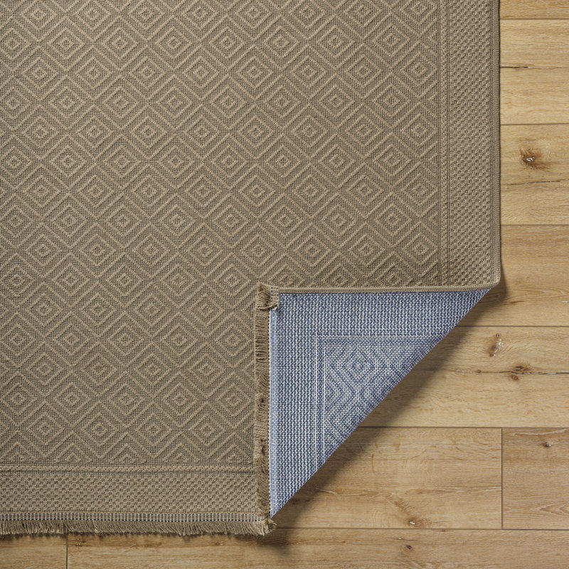 Machine Washable, Non Slip, Non Slip Jute Boho Area Rug Tan/Beige, Rectangle 158 x 213cm