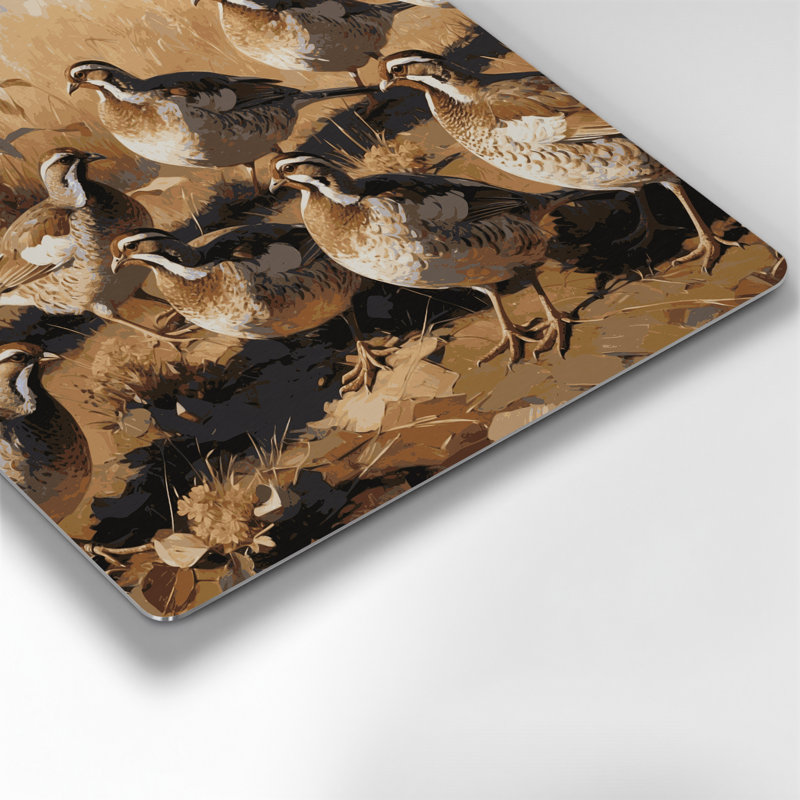 Art mural en métal oiseaux, H 12 po x l 12 po