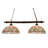 Diane 2 - Light Mahogany Bronze Pool Table Lights Pendant
