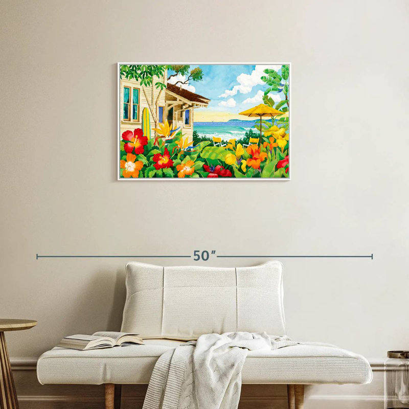 The Good Life, Cadre flottant blanc, 31 po x 21 po