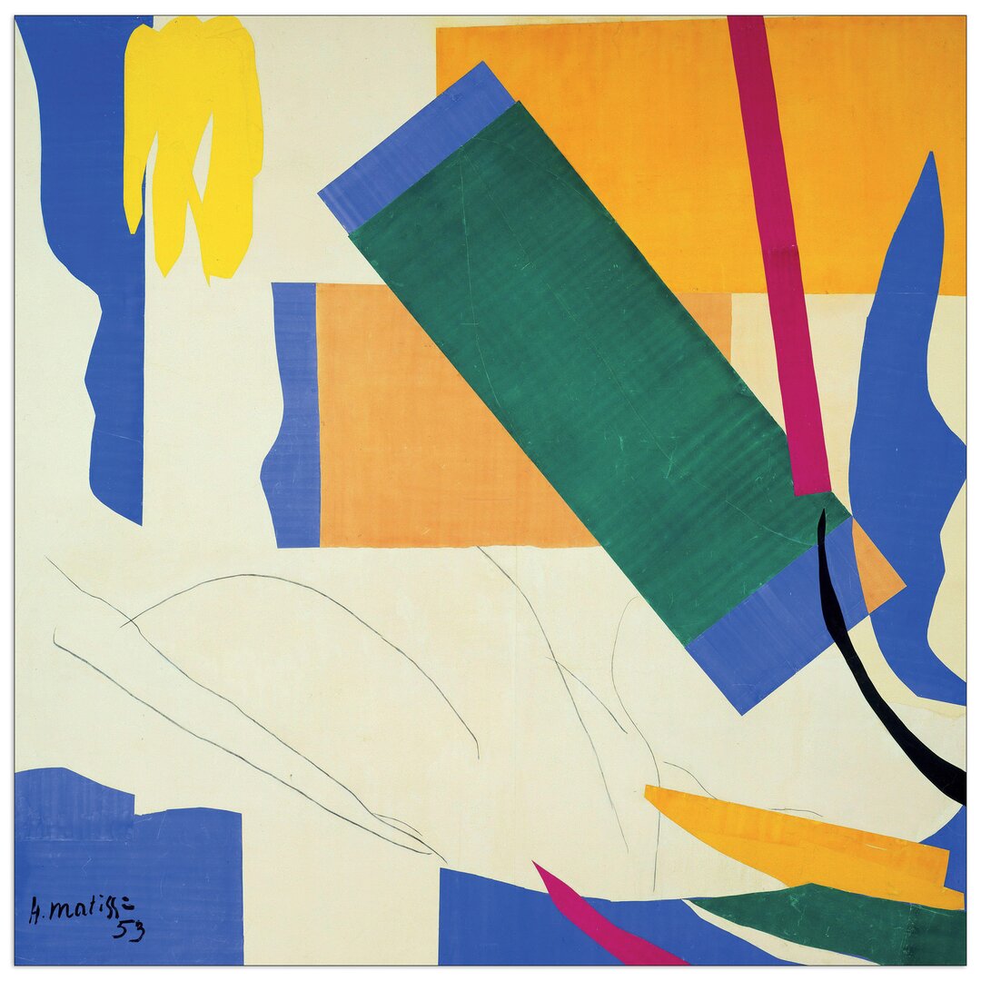 Wandbild Memory Of Oceania, Kunstdruck von Matisse