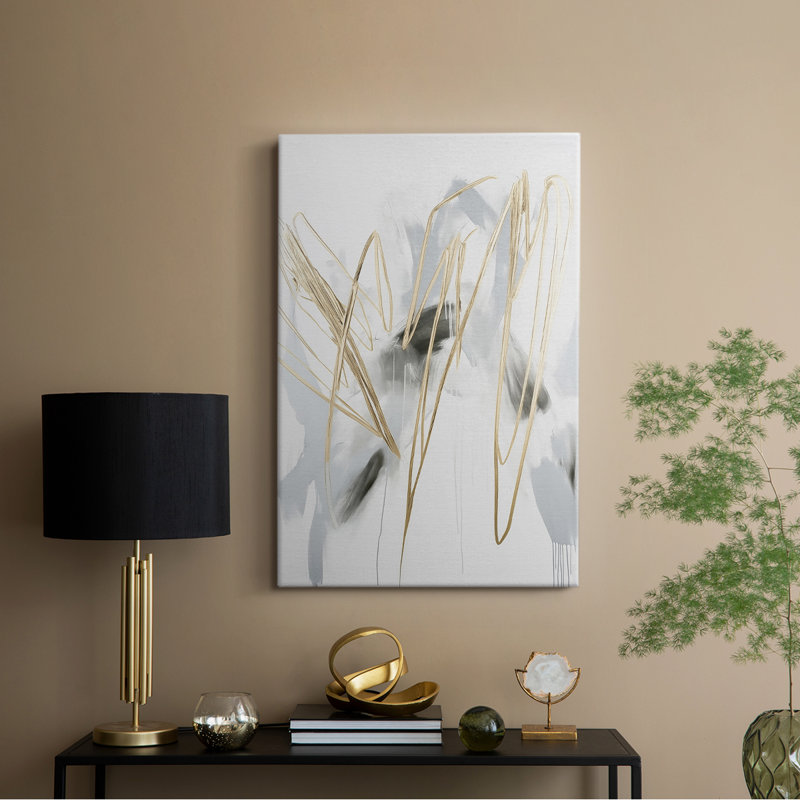 Série ABSTRACT DCCLxxxi - Toile tendue avec châssis de qualité supérieure - Prêt à être accroché, H 12 po x l 8 po