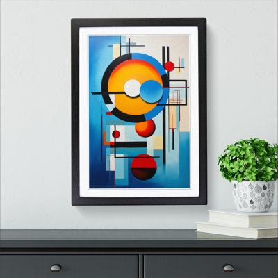 Bauhaus Abstract Art - Framed Print